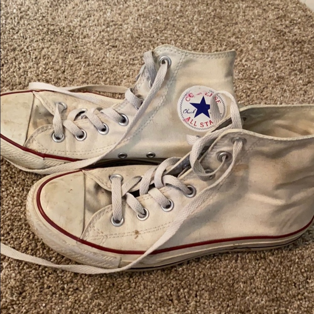 Converse All stars White high tops
